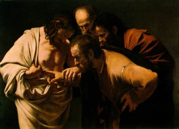 Caravaggio, l'Incredulità di San Tommaso